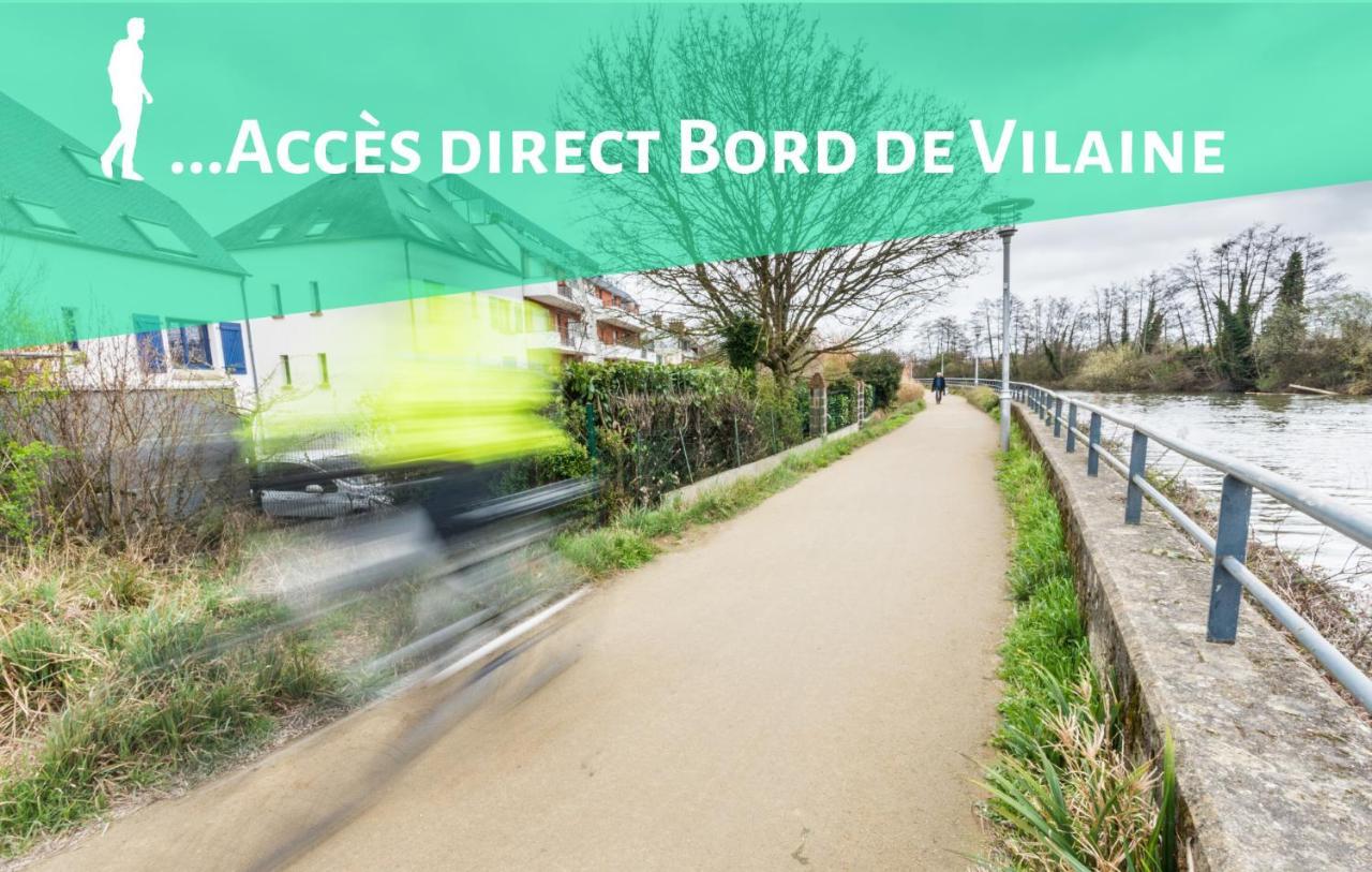 Appartement T2 - Proche Gare - Bord De Vilaine Rennes Eksteriør billede